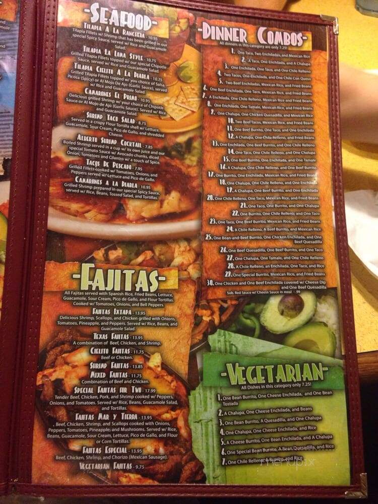Cielito Lindo Mexicano Restaurant - Springfield, MO menu_pic