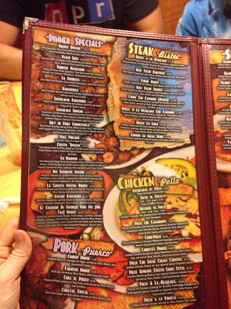 Cielito Lindo Mexicano Restaurant - Springfield, MO menu_pic