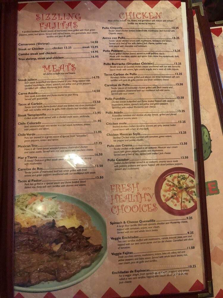 Cinco de Mayo - Tampa, FL menu_pic