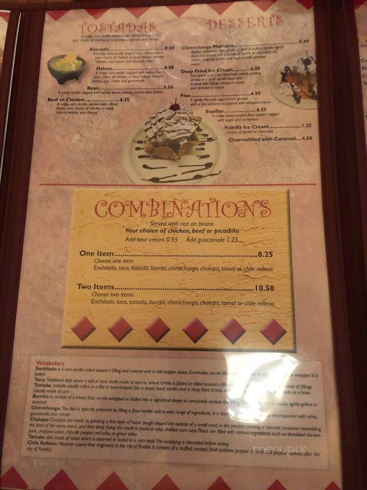 Cinco de Mayo - Tampa, FL menu_pic