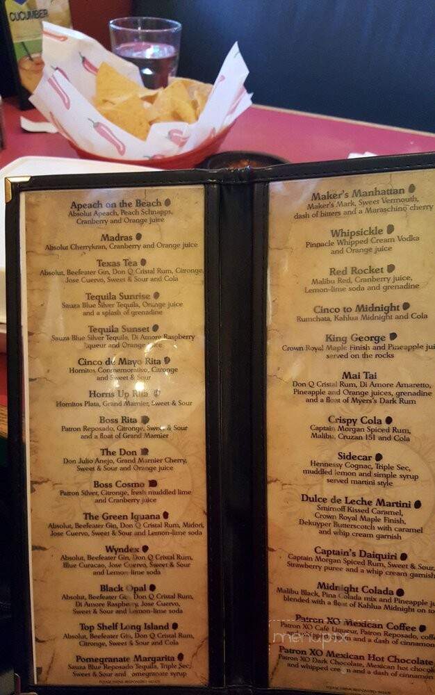 Cinco De Mayo INC a Restaurant - Kennewick, WA menu_pic