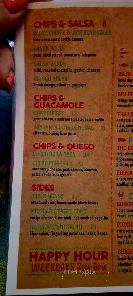 Circo-A Taco & Bourbon Joint - Sarasota, FL menu_pic