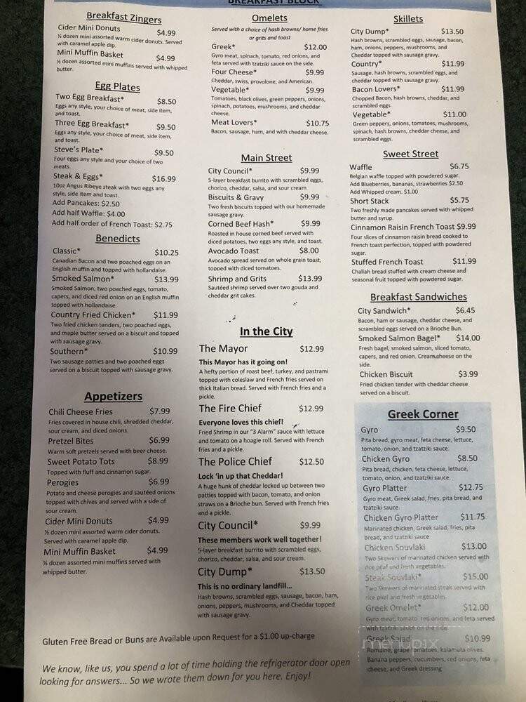 City Diner of Stuart - Stuart, FL menu_pic