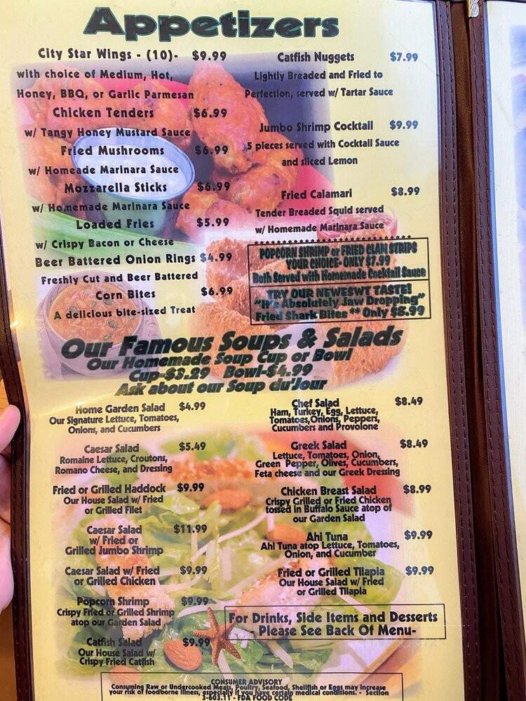 City Star Family Restaurant - Lake Wales, FL menu_pic