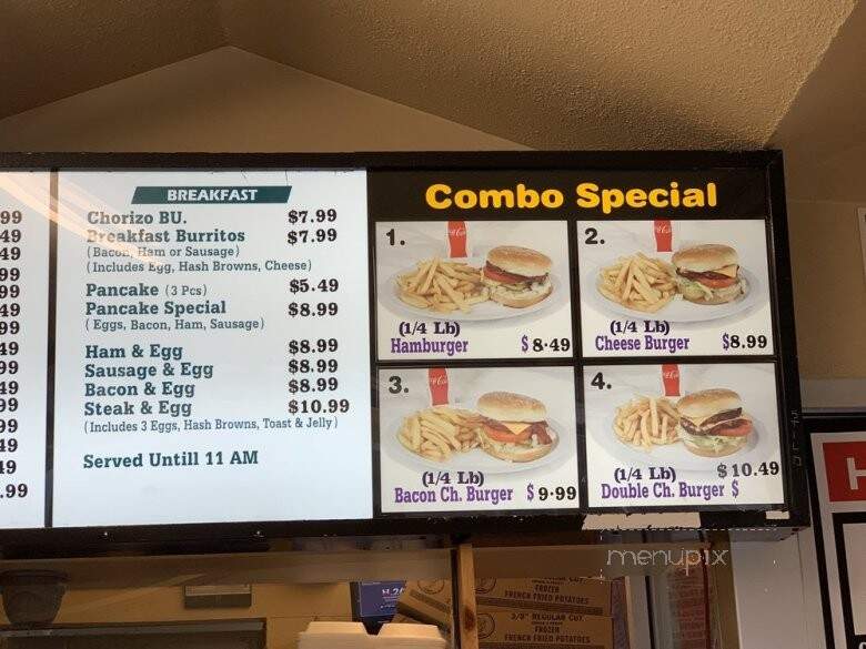 Classic Burger - West Covina, CA menu_pic