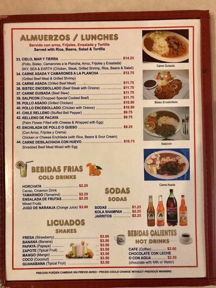 Clemen's Restaurant - Los Angeles, CA menu_pic