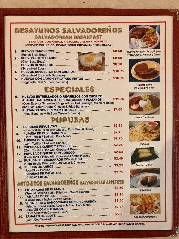 Clemen's Restaurant - Los Angeles, CA menu_pic