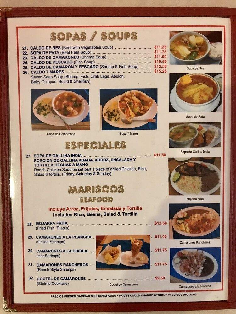 Clemen's Restaurant - Los Angeles, CA menu_pic