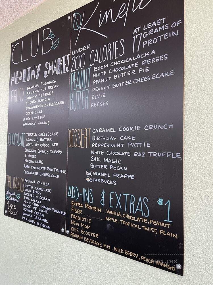 Club Kinetic - Spring Hill, FL menu_pic