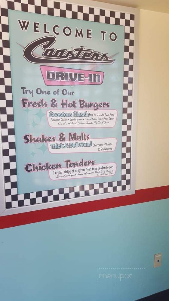 Coasters Midway Grill - Sandusky, OH menu_pic