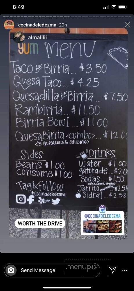 Cocina De Ledezma - Valley Center, CA menu_pic