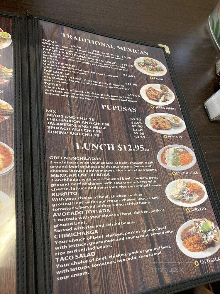 Cocina El Girasol - Oklahoma City, OK menu_pic