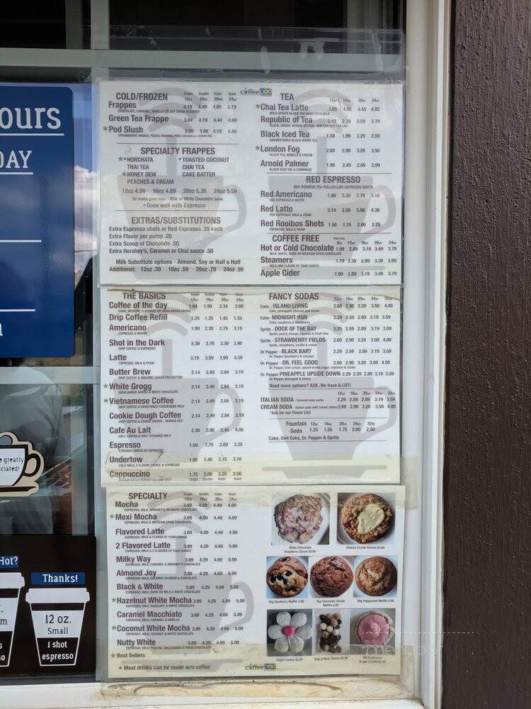 Coffee Pod - Provo, UT menu_pic