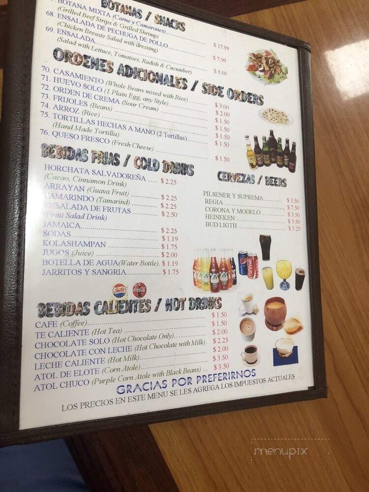 Conchitas Restaurant Number 3 - Huntington Park, CA menu_pic