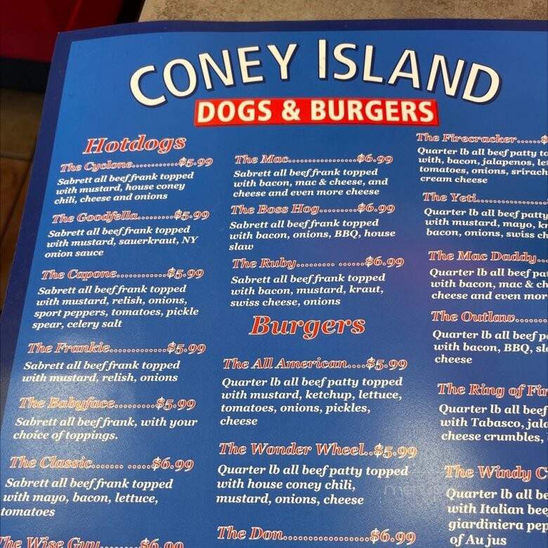 Coney Island Dogs & Burgers - Reno, NV
