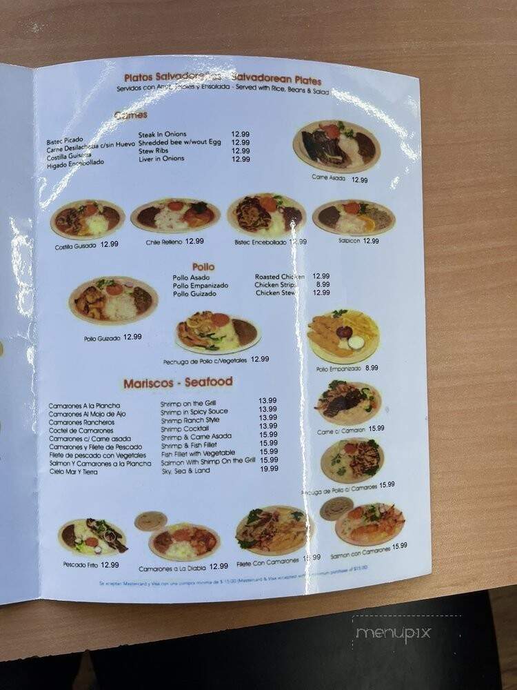 Con Sabor Salvadoreno - San Fernando Valley, CA menu_pic