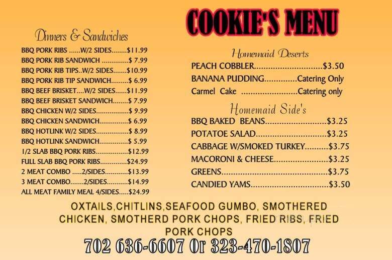 Cookie's Barbeque - Las Vegas, NV