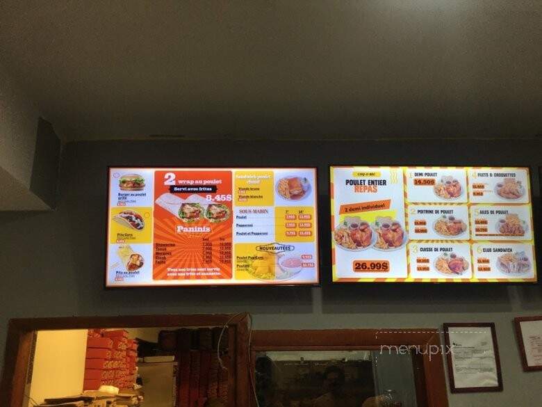 Restaurant Coq-O-Bec Inc - Laval, QC menu_pic