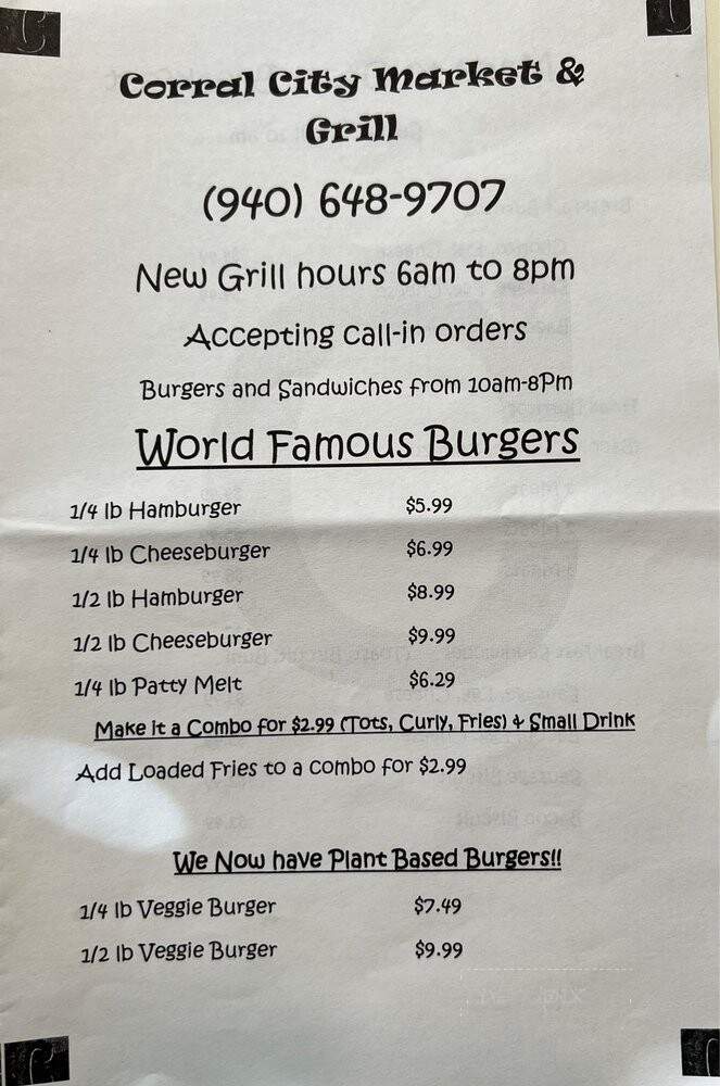 Paradise Foods - Roanoke, TX menu_pic