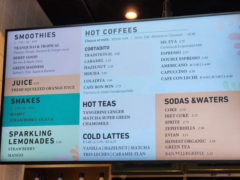 Cortadito Coffee House - Miami Beach, FL menu_pic