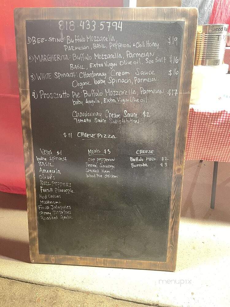 Cosecha Wood Fired Pizza - North Hollywood, CA menu_pic