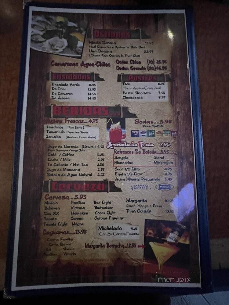 Costa Azul 2 - Santa Ana, CA menu_pic