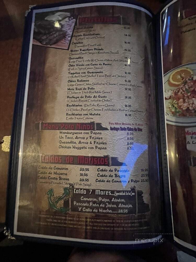 Costa Azul 2 - Santa Ana, CA menu_pic