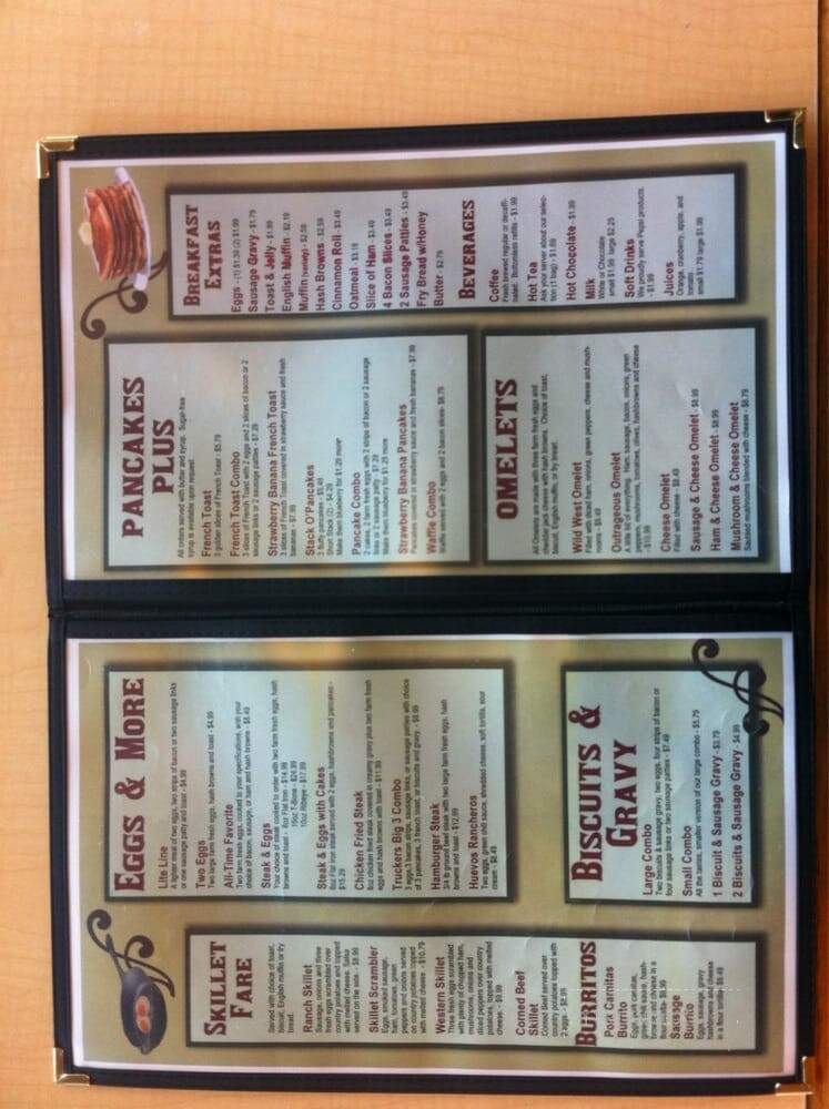 Country Skillet - Big Timber, MT menu_pic
