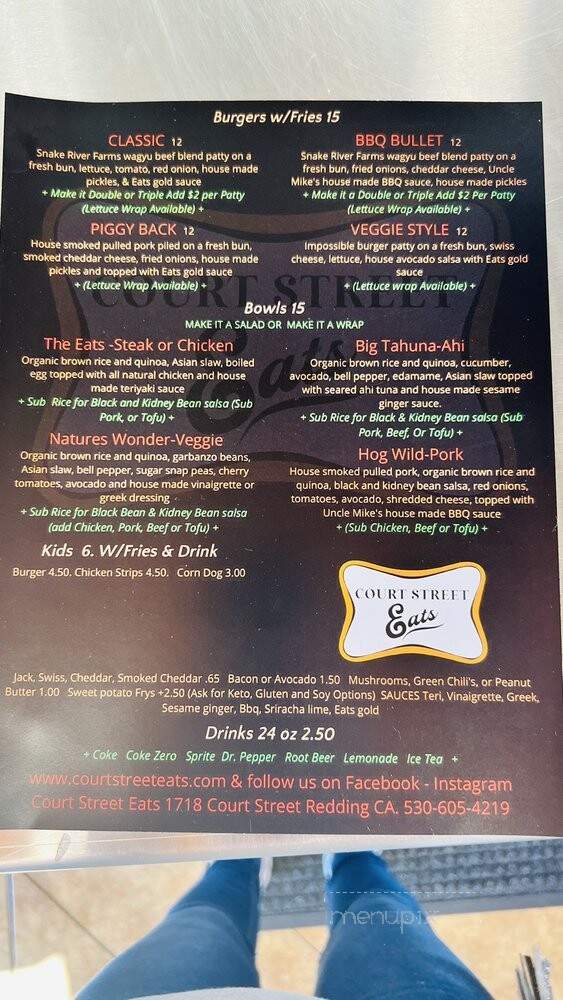 Court Street Eats - Redding, CA menu_pic