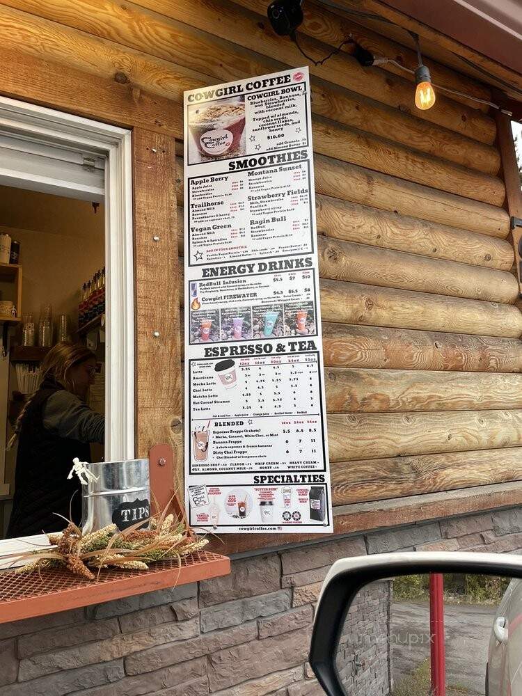 Cowgirl Coffee Company - Columbia Falls, MT menu_pic