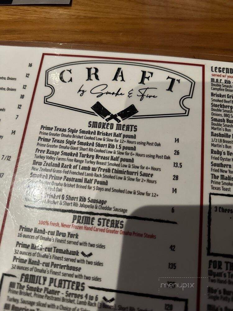 Craft by Smoke & Fire - Pasadena, CA