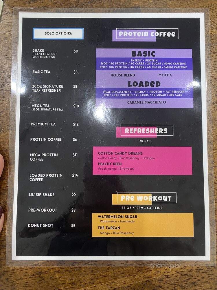 Craft'd Nutrition - Lakewood, CA menu_pic