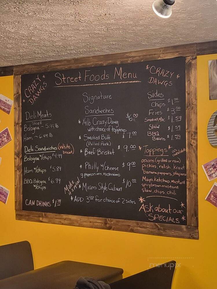 Crazy Dawgs Street Food and Catering - Crossville, TN menu_pic