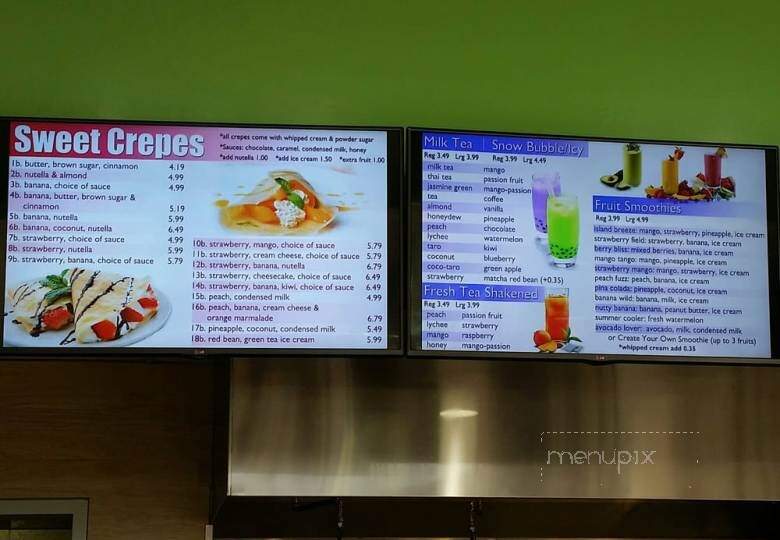 Crepe Bar - Newark, CA menu_pic
