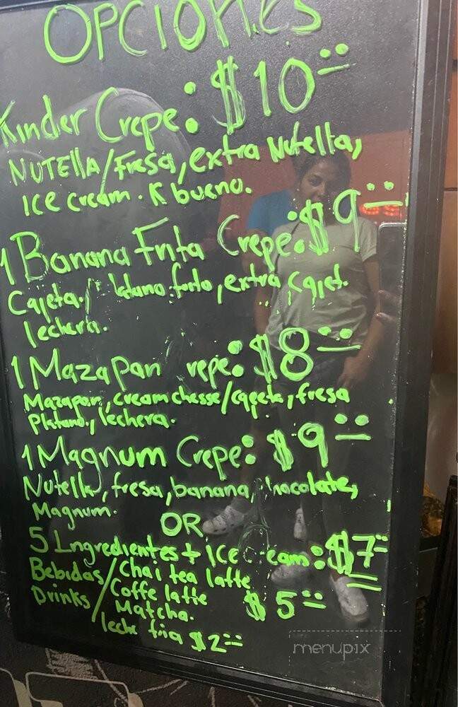 Crepes - Los Angeles, CA menu_pic