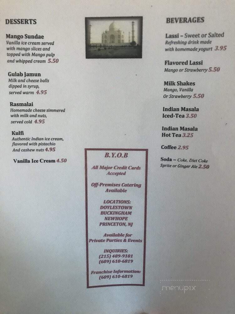 Cross Culture - Newtown, PA menu_pic