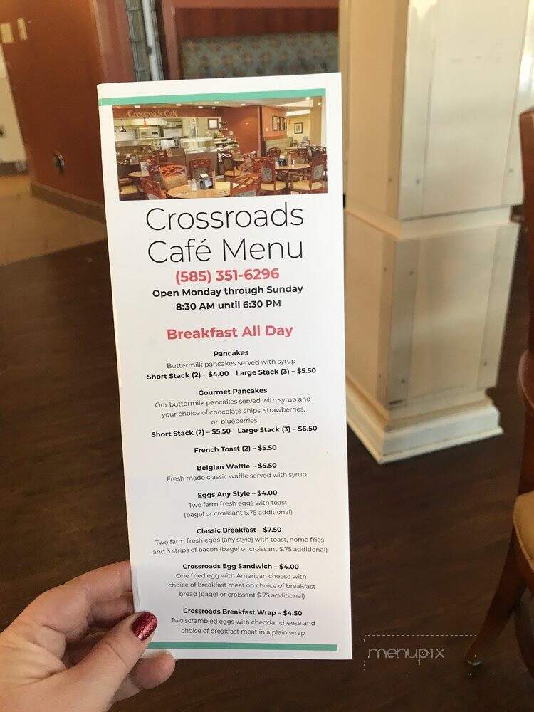 Crossroads Cafe - Rochester, NY menu_pic