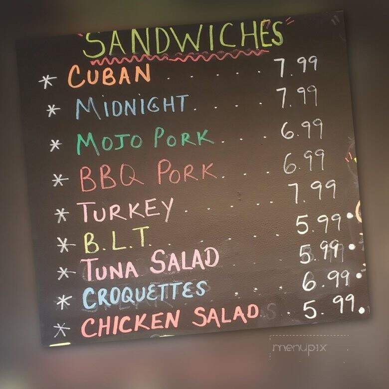 Cuba Coffee 2 - Fort Myers, FL menu_pic