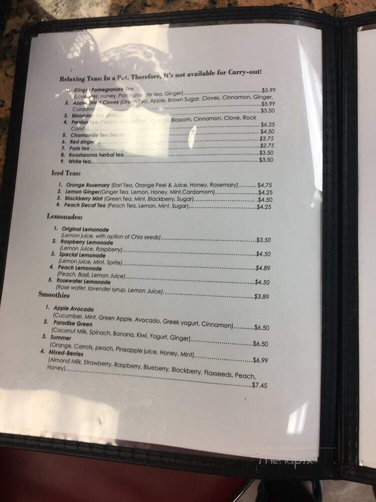 Cup of Love Cafe - Oviedo, FL menu_pic