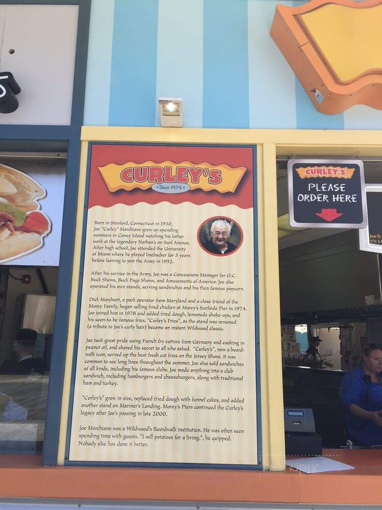Curley's Fries - Wildwood, NJ menu_pic