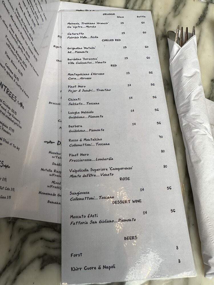 Daddies Pizza - New York, NY menu_pic