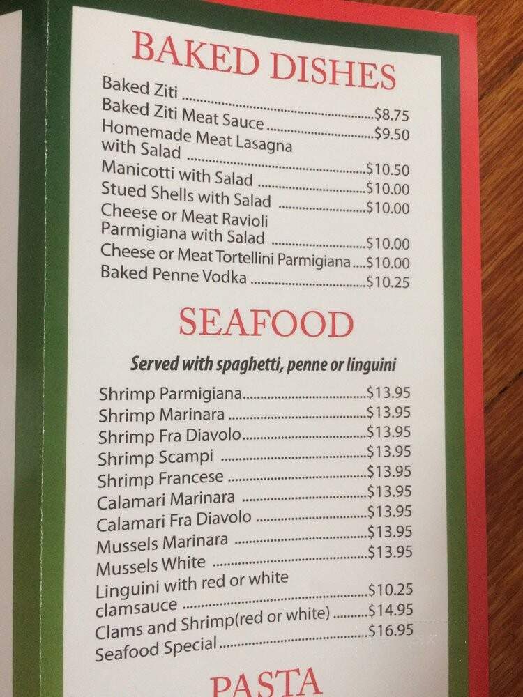 D Amario Pizzeria - Rutherford, NJ menu_pic