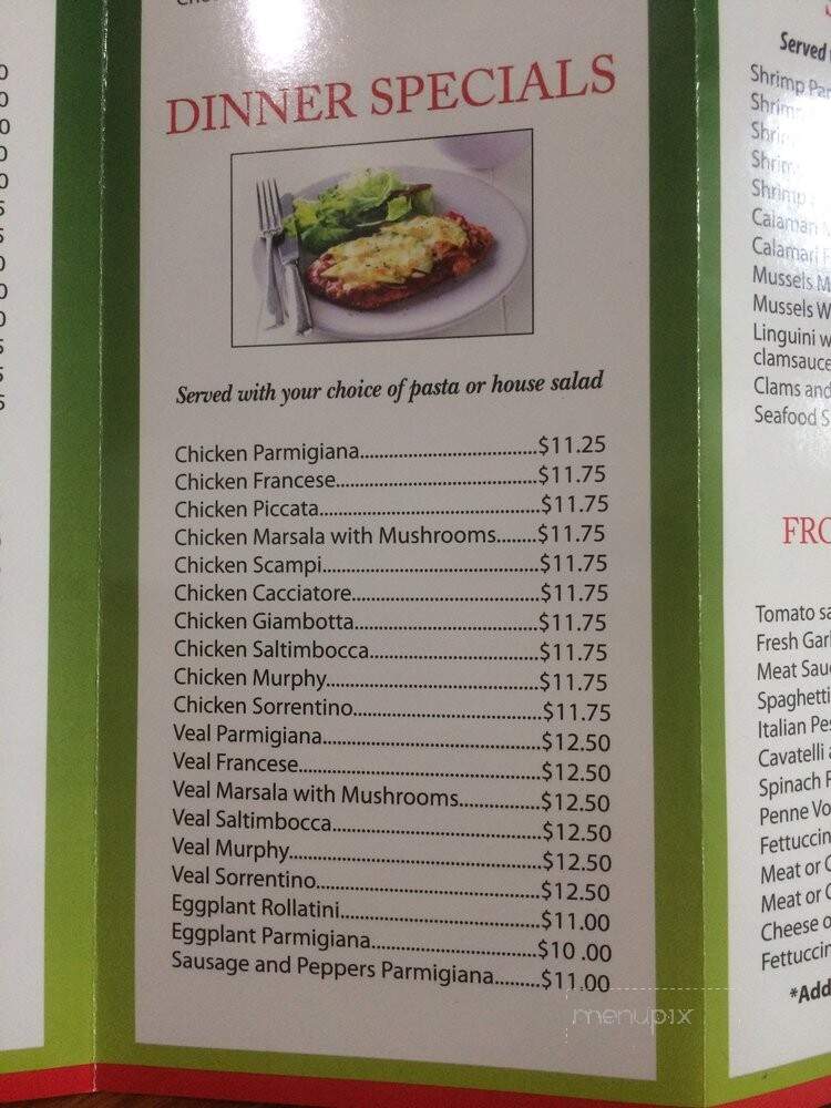D Amario Pizzeria - Rutherford, NJ menu_pic