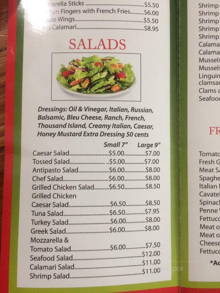 D Amario Pizzeria - Rutherford, NJ menu_pic