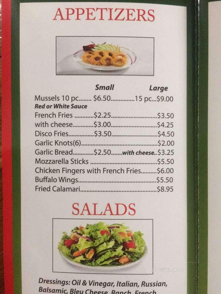 D Amario Pizzeria - Rutherford, NJ menu_pic