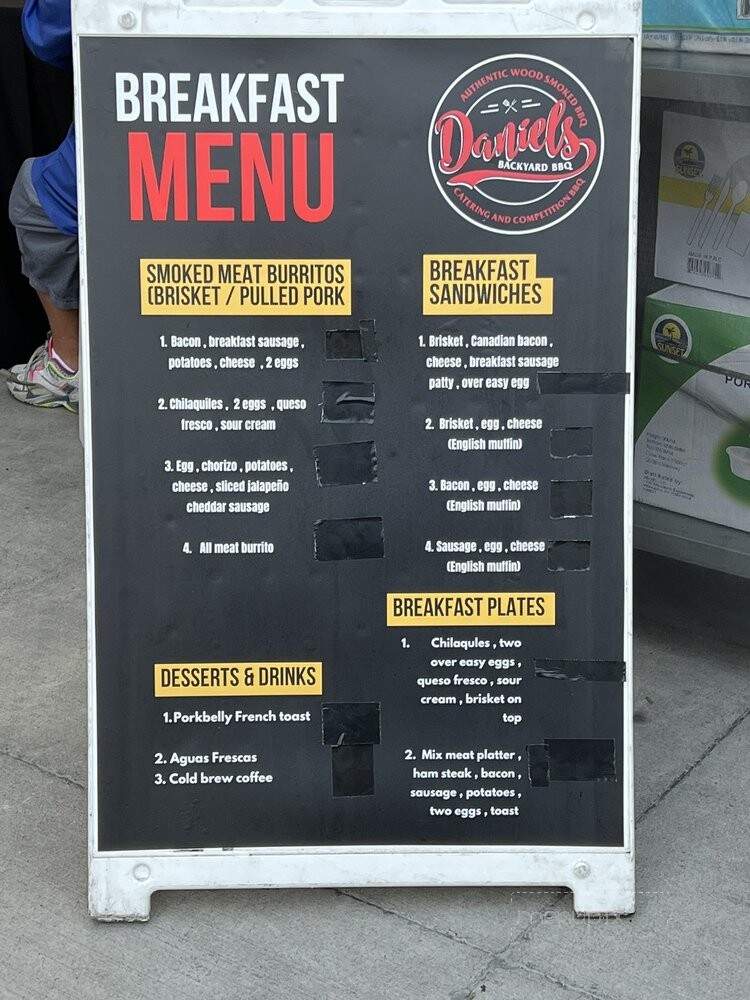 Daniel's Backyard BBQ - Long Beach, CA menu_pic