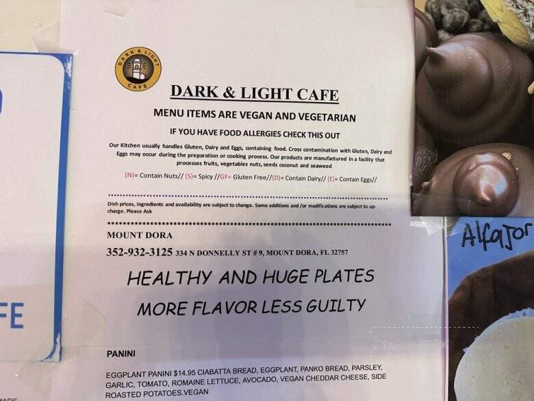 Dark & Light Cafe - Mount Dora, FL