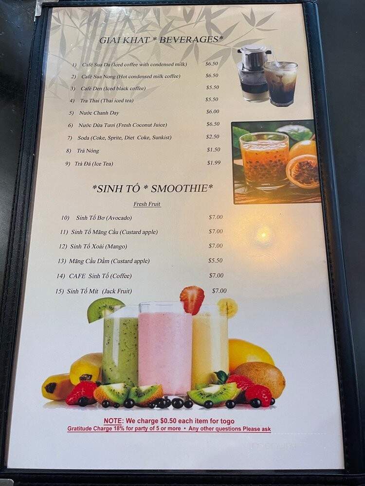 Dat Ky - Sacramento, CA menu_pic