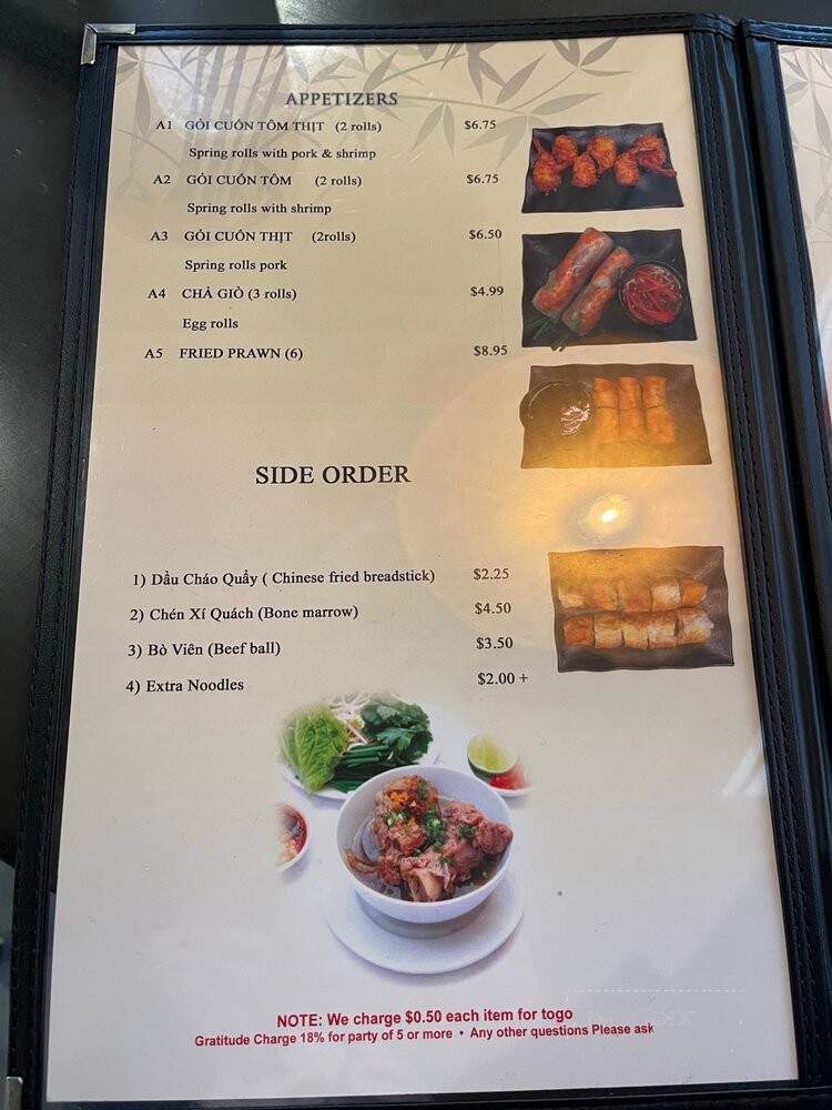 Dat Ky - Sacramento, CA menu_pic