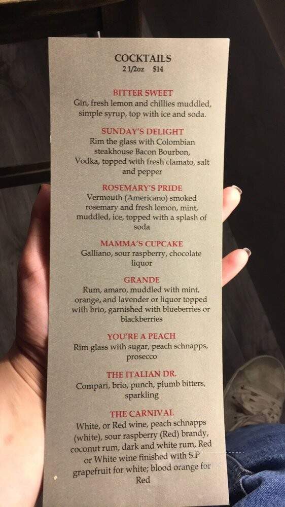 Deco - Toronto, ON menu_pic